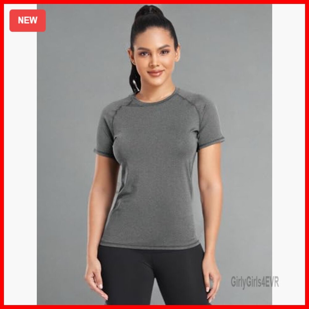 4 Pack Compression Workout T-Shirts Quick Dry Ath… - image 7